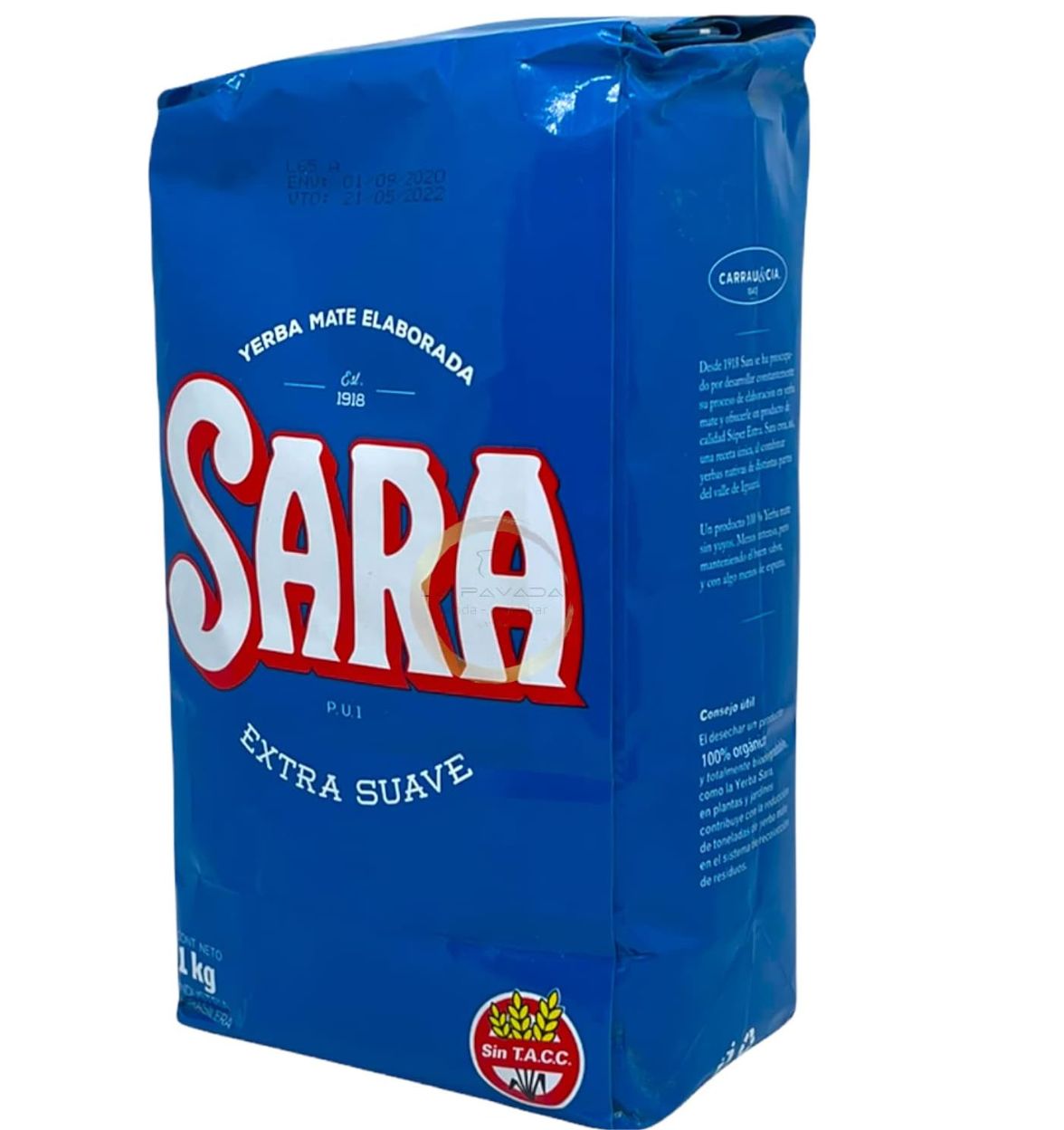 Yerba Mate -  Sara Extra Sauve Azul