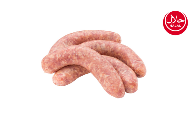 saucisses de boeuf halal